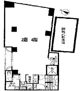 Aska Ⅴ日本橋の基準階図面
