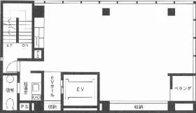 NSK日本橋浜町ビルの基準階図面