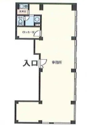 木村ビルの基準階図面
