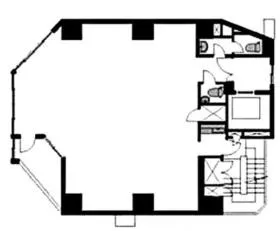 いちご大手町ノースビルの基準階図面