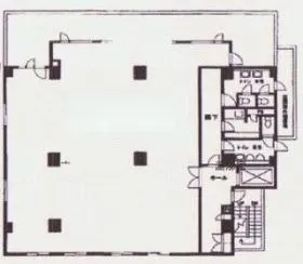 オスカカテリーナビルの基準階図面