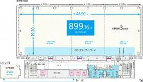 大崎ウィズタワーの基準階図面