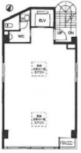 セントラル道玄坂の基準階図面