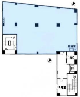 見真ビルの基準階図面