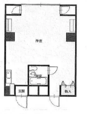 ノア道玄坂の基準階図面