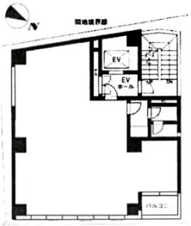 渋谷MKビルの基準階図面