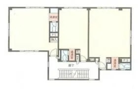 木村2ビルの基準階図面
