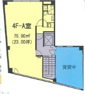 新盛ビルの基準階図面