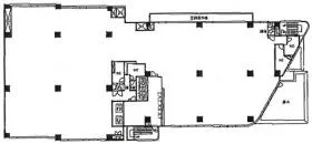 新宿ラムダックスビルの基準階図面