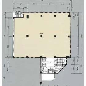 HF門前仲町ビルディングの基準階図面
