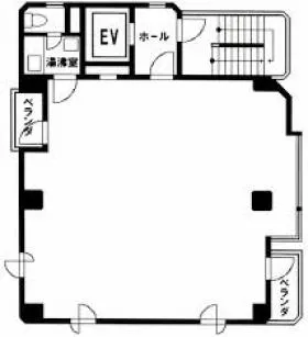 ロリエ市ヶ谷の基準階図面