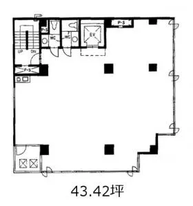 第2KSビルの基準階図面