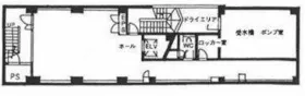 三王商会四谷ビル(旧YSKビル)の基準階図面
