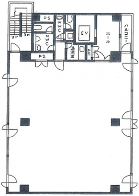 Aビルの基準階図面