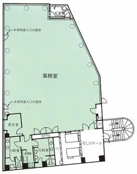 新宿セントランドビルの基準階図面