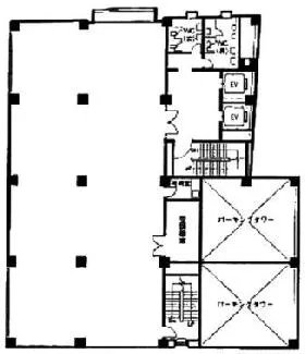 日本橋ライフサイエンスビルディング4(旧ユニゾ日本橋本町3丁目ビル)の基準階図面