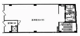NK第8ビルの基準階図面