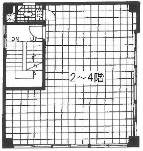 村上第3ビルの基準階図面