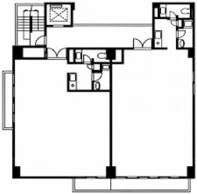 オフィス30ビルの基準階図面