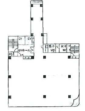 青山山田ビルの基準階図面