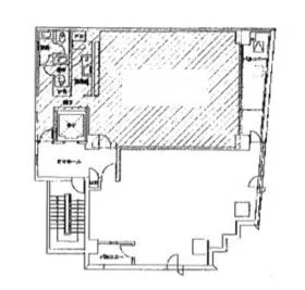 フジタ人形町ビルの基準階図面