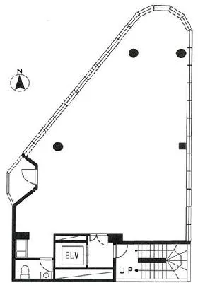 四谷4丁目32番4号ビルの基準階図面