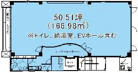 セルコンスクエアビルの基準階図面