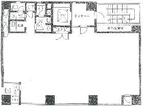 川庄ビルの基準階図面