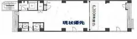 日本橋貝新N.Y.ビルの基準階図面