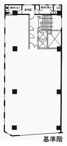 市橋ビルの基準階図面