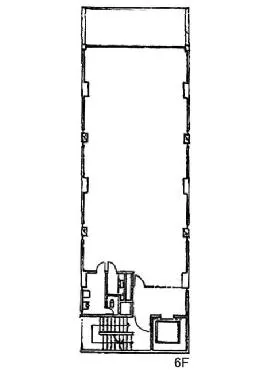第2浅川ビルの基準階図面