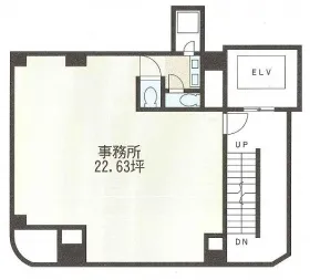 アサヒビルの基準階図面