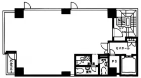 Dear日本橋タワービルの基準階図面
