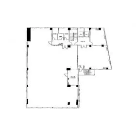 黒江屋国分ビルの基準階図面