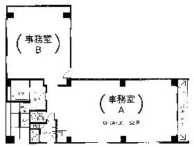 パインセントラルビルの基準階図面