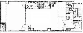 柏屋ビル2の基準階図面