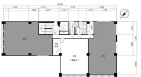 第1井上ビルの基準階図面