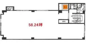 泉国際産業ビルの基準階図面