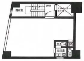 山城第3ビルの基準階図面