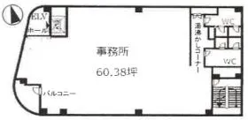 JS銀座ビルの基準階図面