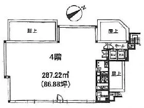 TOHMA西早稲田ビルの基準階図面