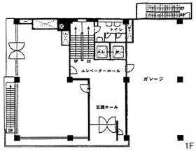 司ビルディングの基準階図面
