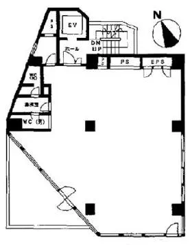 TOHMA高田馬場の基準階図面