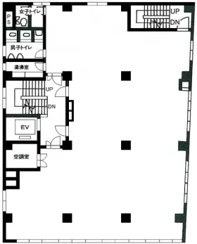 ロータリービルの基準階図面