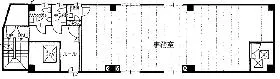 八丁堀中央ビルの基準階図面