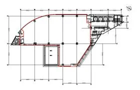 JRE代々木1丁目ビルの基準階図面