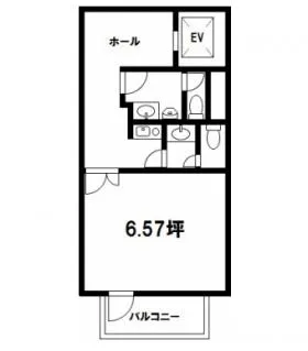 +SHIFT GINZA EASTビルの基準階図面