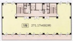 ヤマト第1ビルの基準階図面