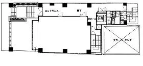 タツノ第3ビルの基準階図面