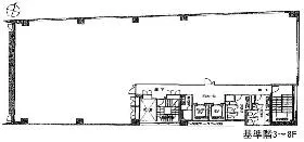 TODA BUILDING青山の基準階図面